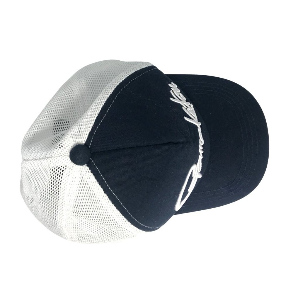 Gamakatsu Trucker Hat Cap Fishing Hook Mesh Snapback Navy and White - Picture 5 of 7